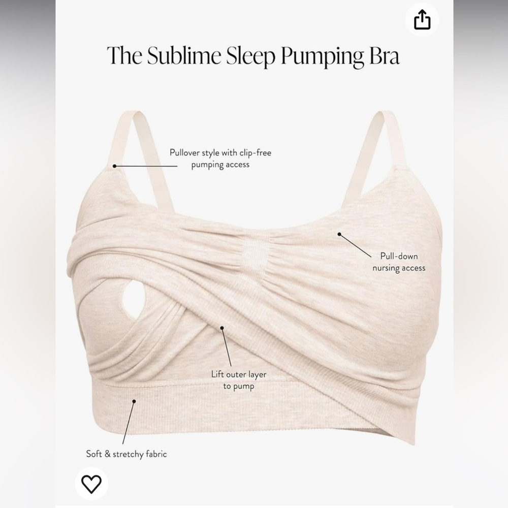Kindred Bravely Sublime Wireless Comfort Sleep Pumping Bra